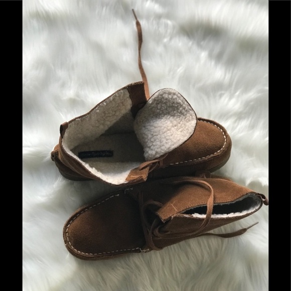 ♦️Sz 7 | Women’s Moccasins | Tan | Moccasins | American Eagle Outfitters - Picture 8 of 13